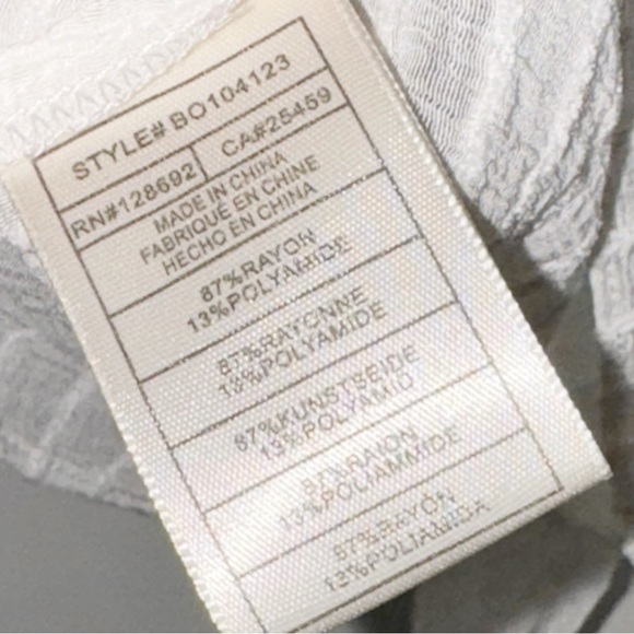 New Steve Madden Bay Ruffle Crop Top Coconut Milk Sz Large CottageCore Romantic - Picture 14 of 15